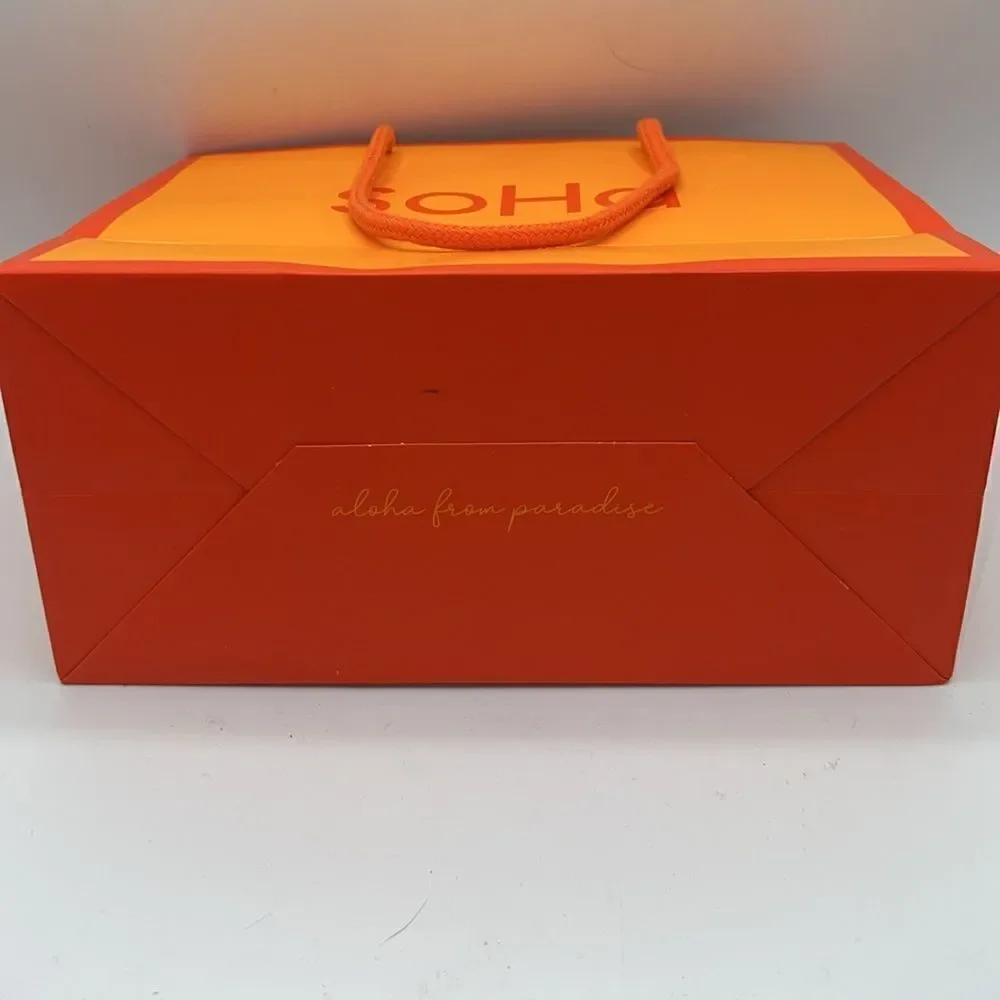 SOHA KEIKI Orange Shopping bag